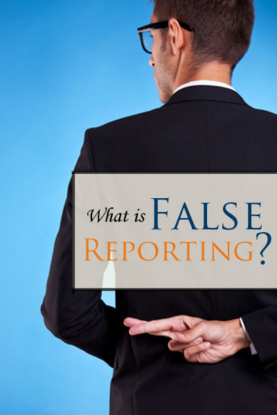 meaning false report