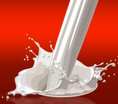 A man was charged with Assault Domestic Violence after getting mad about spilled milk.
