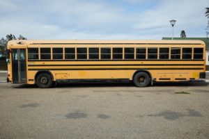 Aggravated Motor Vehicle Theft of School Bus </br>Man Steals School Bus and Runs from Cops Naked